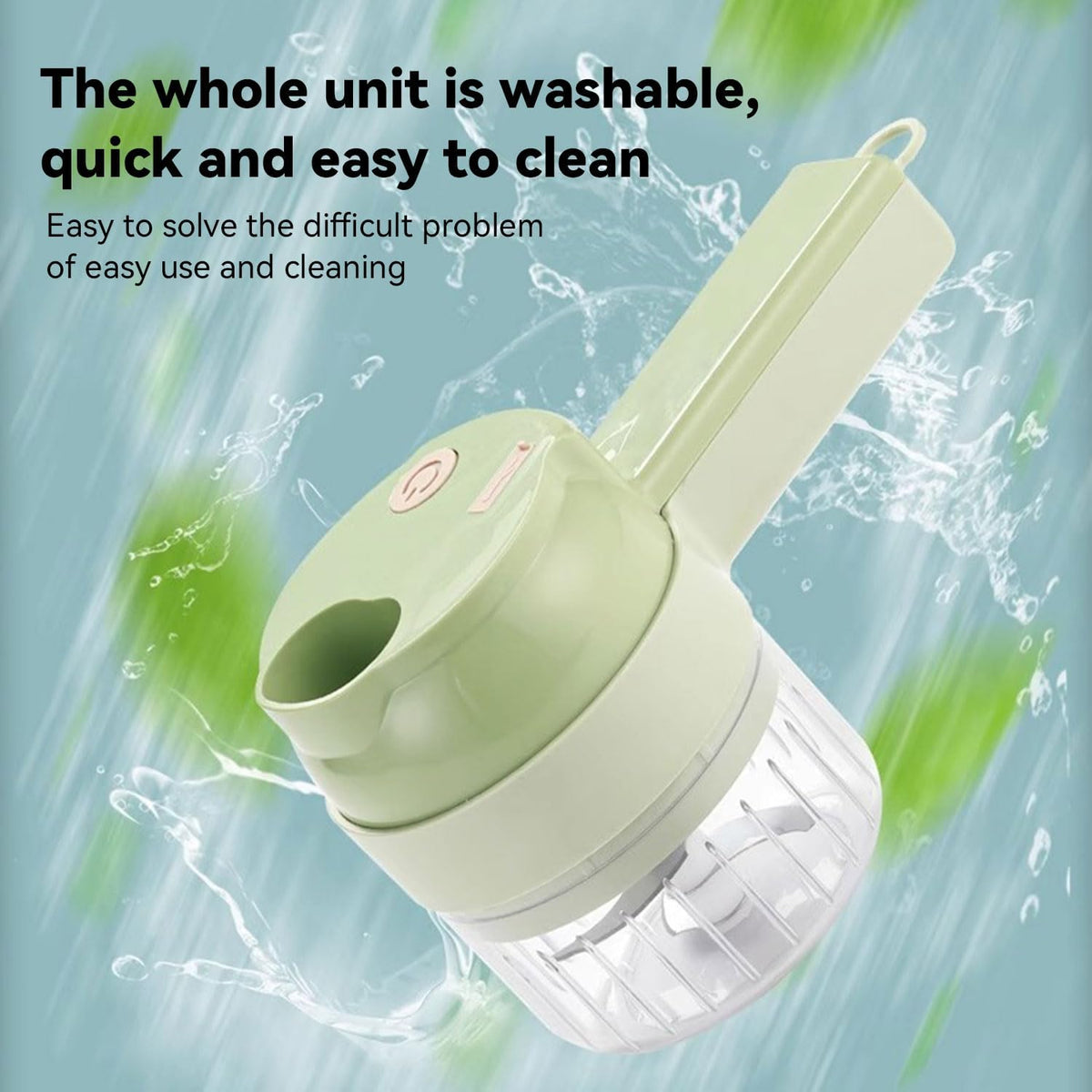 5-In-1 Wireless Electric Vegetable Chopper | Your Best Kitchen Multi-Function Food Processor