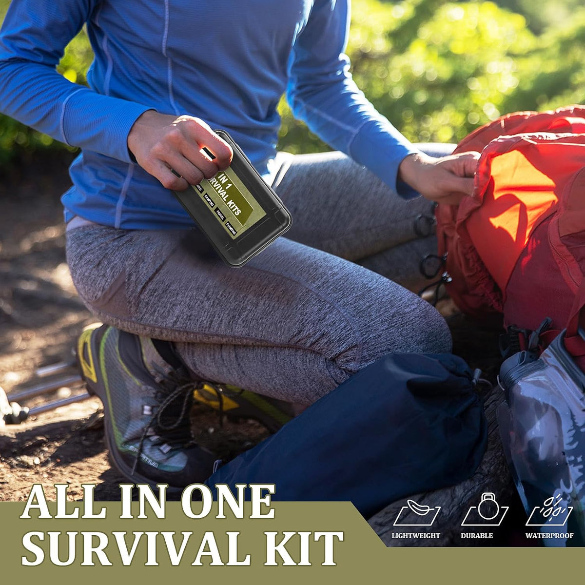 Survival Kits, 14 in 1 Survival Gear Camping Essentials