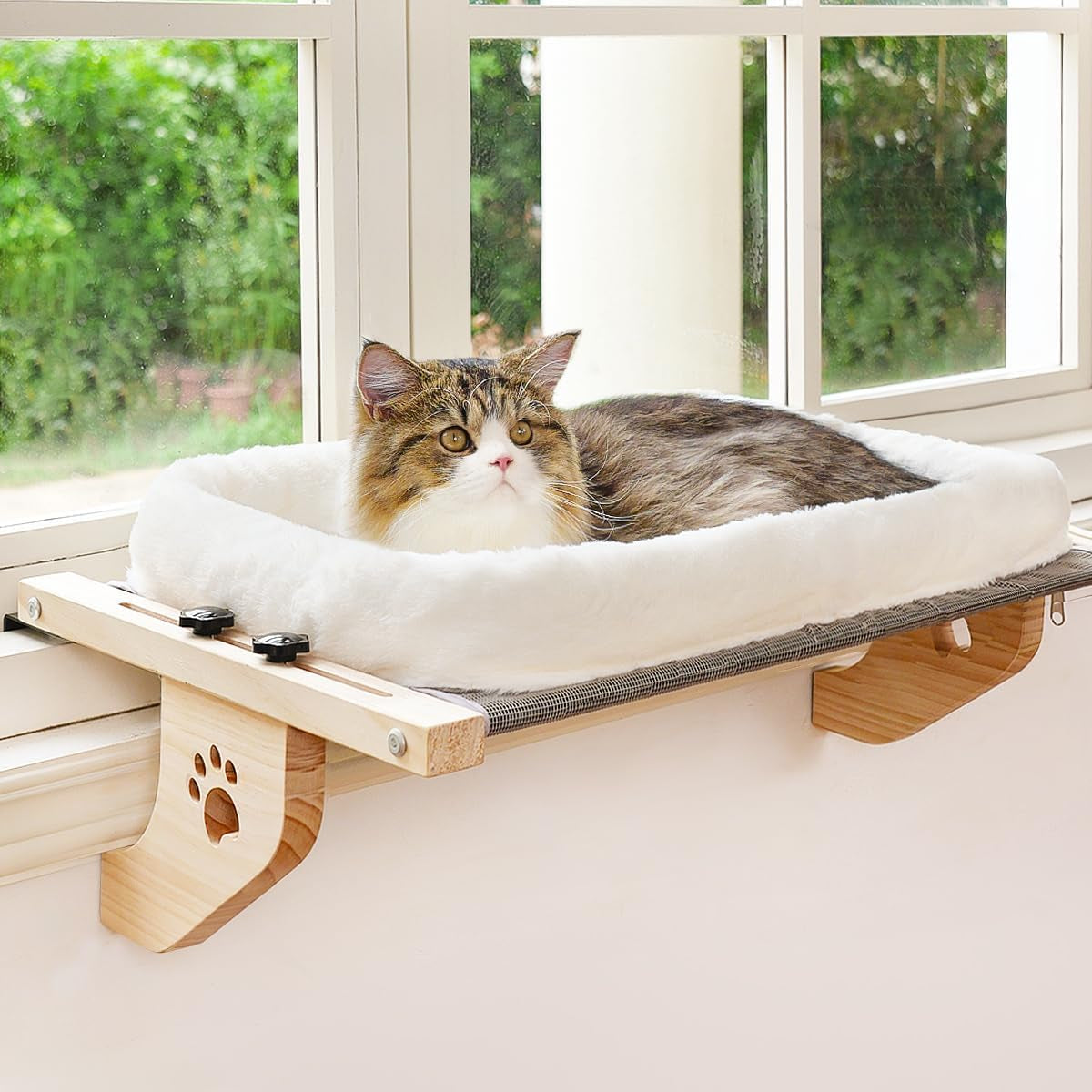 Wooden Cat Window Perch | A Sunny Spot for Everyday Naps
