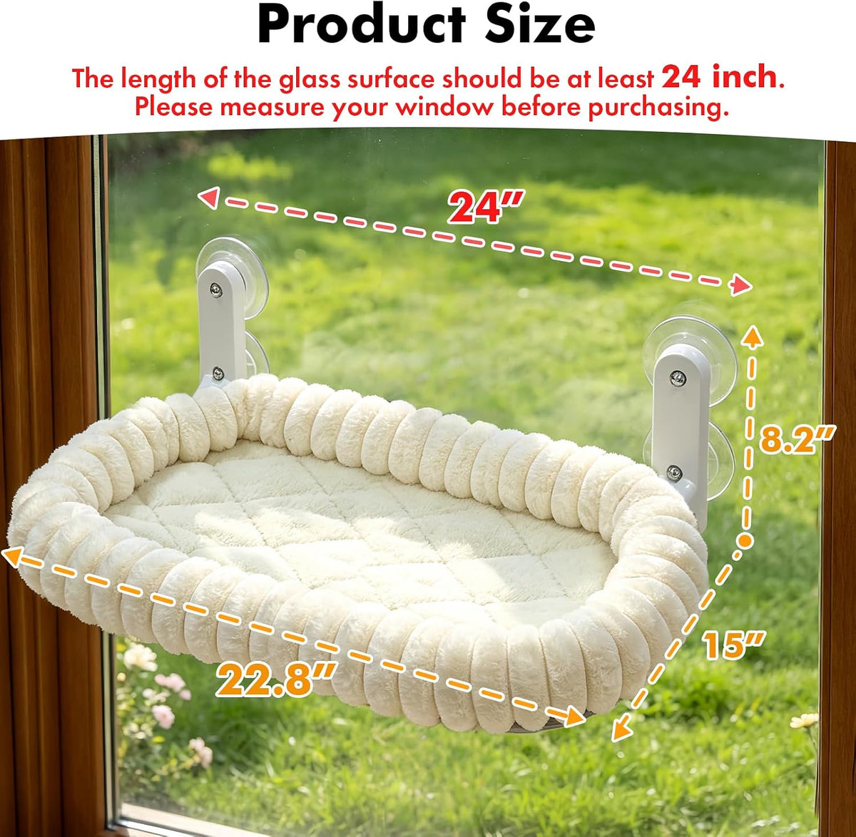 Foldable Cat Window Perch | A Soft Spot for Sunny Naps