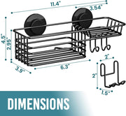Suction Cup Shower Caddy | Keep Daily Essentials in One Place
