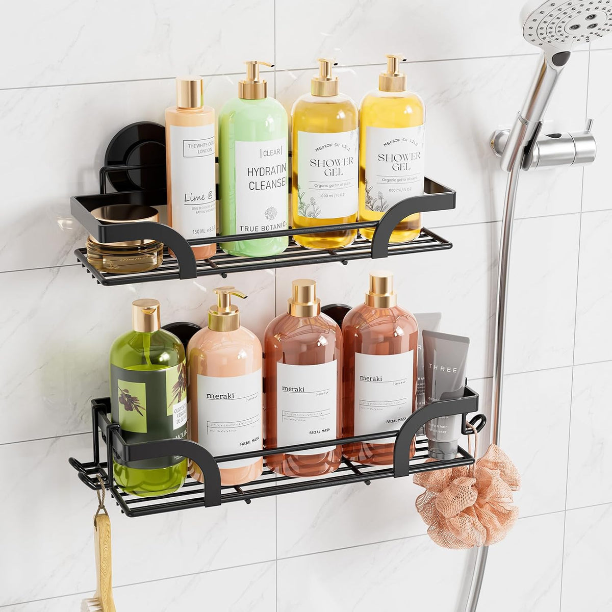 Suction Cup Shower Caddy | Keep Daily Essentials in One Place