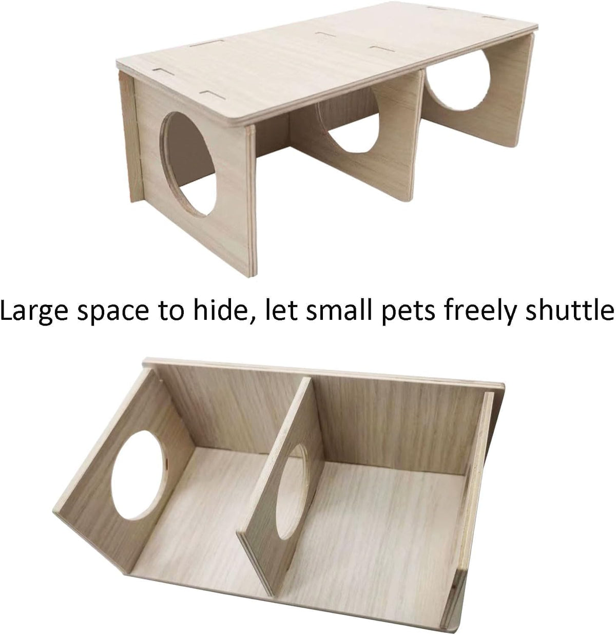 Wooden Hamster Hideout Maze | More Ways to Explore and Nest