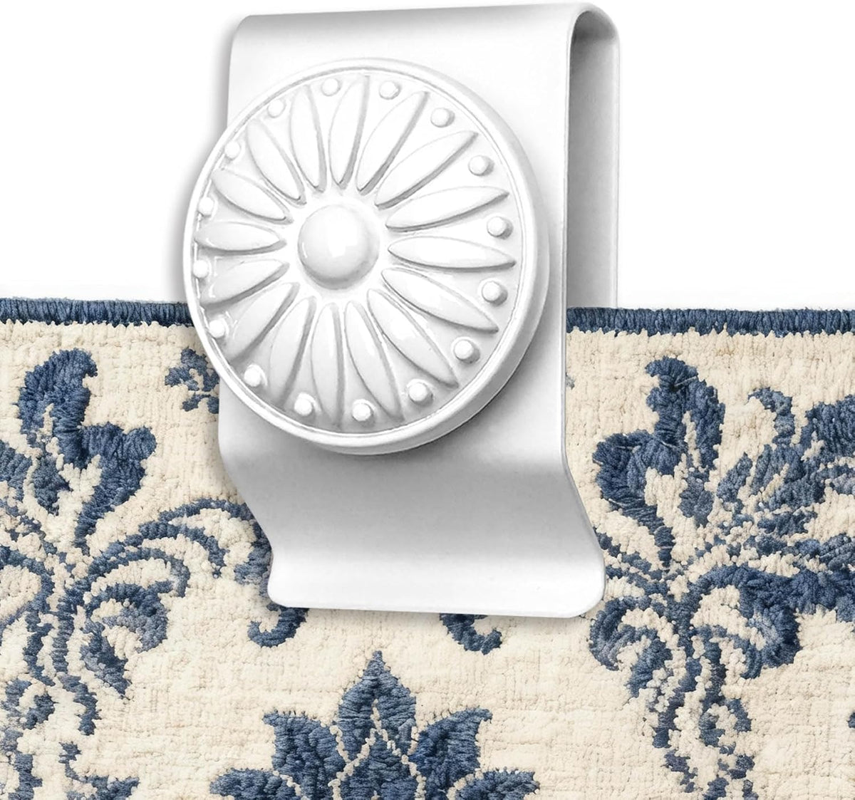 Tapestry Wall Hanging Clamps 4PCS 1.2X2.0 Textile Art Decoration Hangers Metal Clips for Hanging Rugs Carpet Display (Copper)