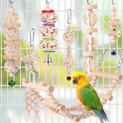 Bird Toy Set for Parakeets | More Ways to Climb, Chew, and Explore