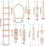 Bird Toy Set for Parakeets | More Ways to Climb, Chew, and Explore
