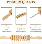 Wooden Massage Roller | A Simple Tool for Post-Workout Routines