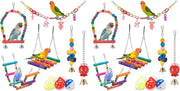 Colorful Bird Toy Set | More Ways to Climb, Chew, and Explore