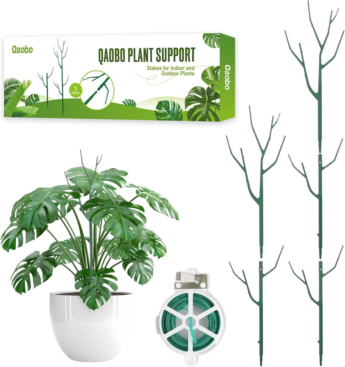 Stackable Plant Support Stakes | Guide Climbing Plants with Ease