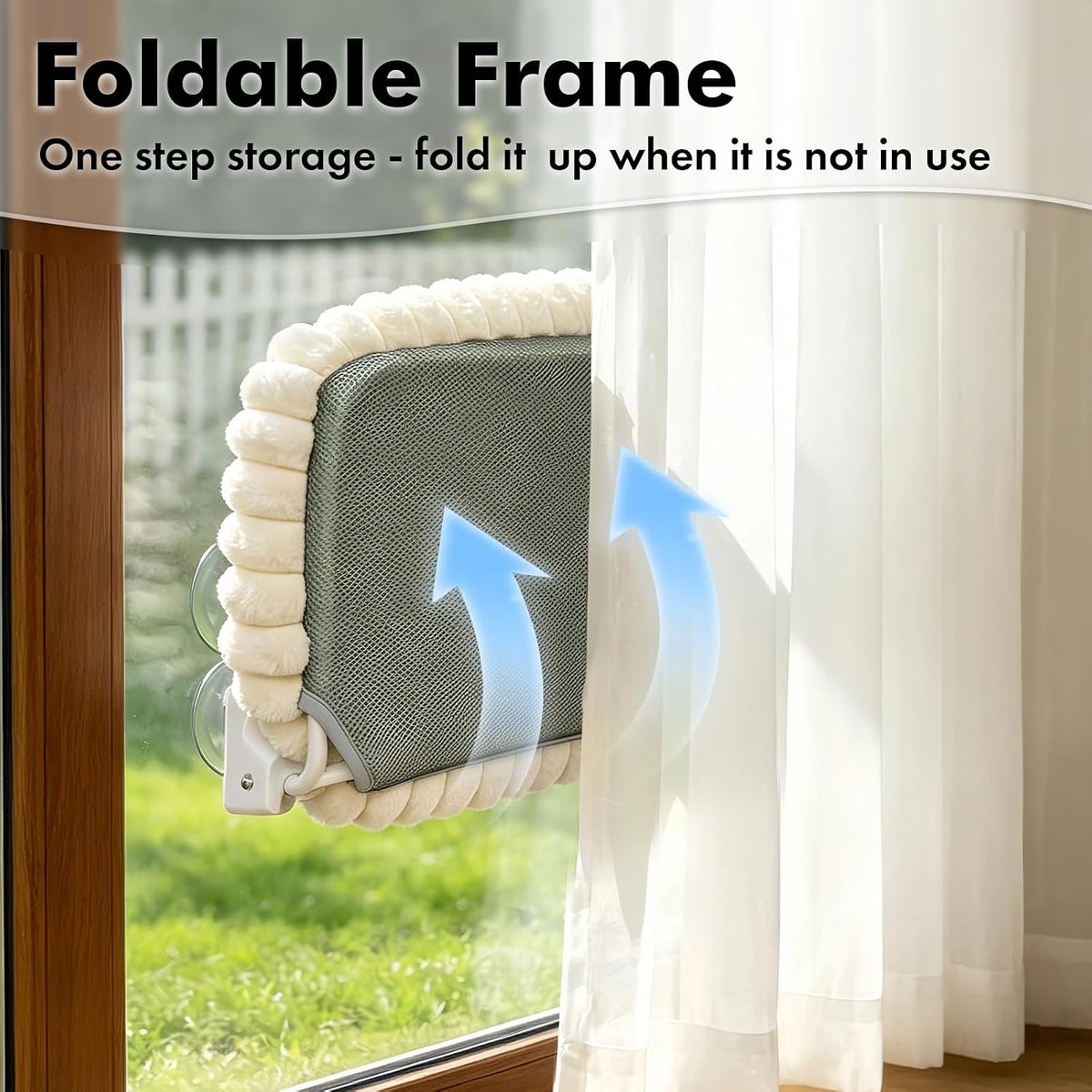 Foldable Cat Window Perch | A Soft Spot for Sunny Naps