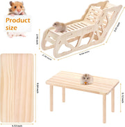 Wooden Hamster Play Platform | More Space to Climb and Explore