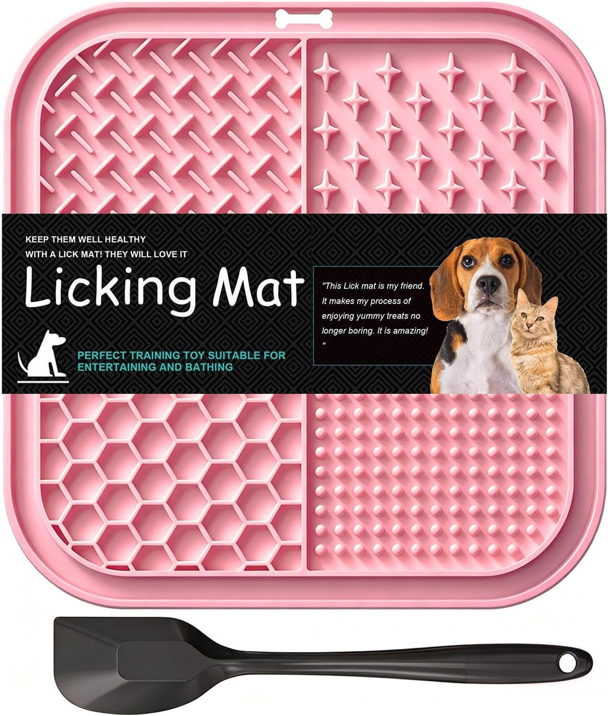 Suction Lick Mat for Dogs and Cats | Keep Them Busy During Grooming