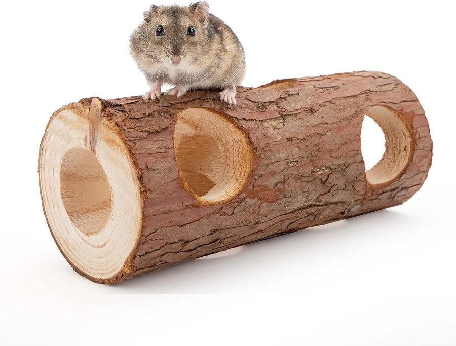 Wooden Hamster Tunnel | A Natural Hideout for Small Pets