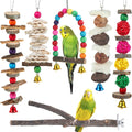 Wooden Bird Perch & Toy | More Ways to Climb and Chew