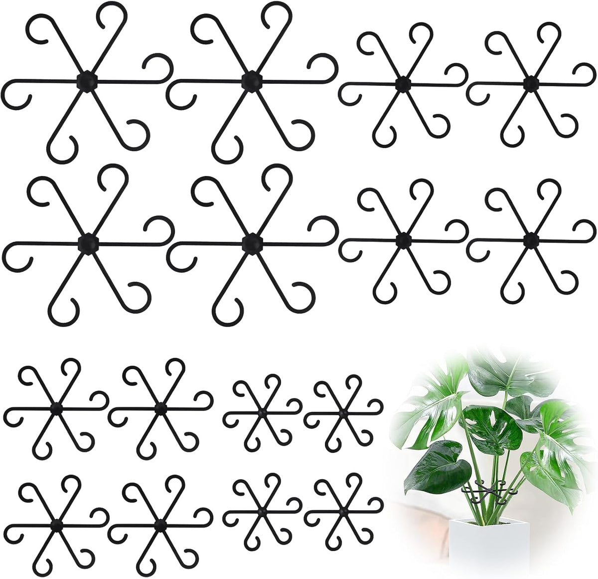Plant Stem Support Clips | Help Indoor Plants Stay Upright