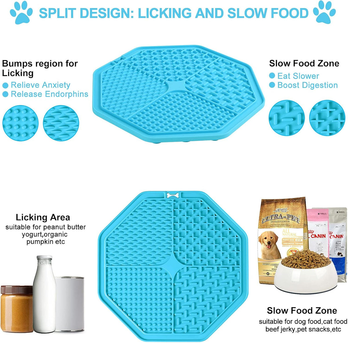Suction Lick Mat Set for Dogs | Keep Them Busy During Grooming
