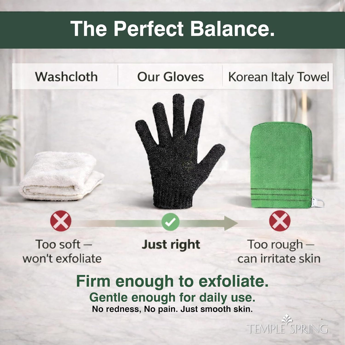 Exfoliating Shower Gloves | Smooth Care for Your Daily Routine