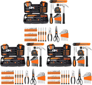 144-Piece Pink Household Tool Set | Everyday Fixes in One Case