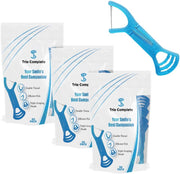 3-in-1 Floss Picks with Tongue Scraper | Freshen Up On the Go