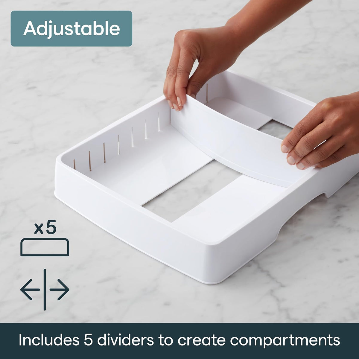 Adjustable Food Container Lid Organizer | A Clearer Kitchen, Every Day