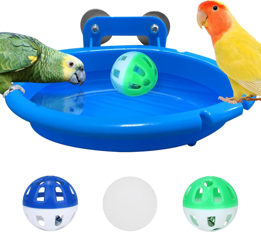Hanging Bird Bath for Cages | A Simple Splash Zone for Small Birds