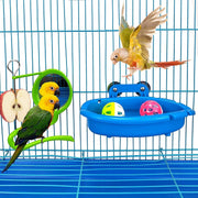 Hanging Bird Bath for Cages | A Simple Splash Zone for Small Birds