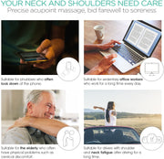 Neck Massager Shiatsu Deep Tissue Dual Trigger Point for Pain Relief