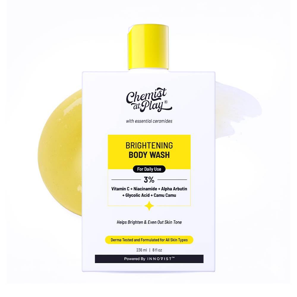 Brightening Body Wash | Glowing Skin Vitamin C Bodywash | Helps to Reduce Fades Dark Spots, Evens Out Skin Tone |For Women & Men | 8 Fl Oz