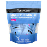 Makeup Remover Towelettes, Daily Single Face Towelettes, 20 Ct