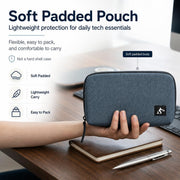 Compact Tech Organizer Pouch | Keep Cords and Chargers Easy to Find