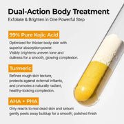Peel Shot Keratin Care Kojic Acid Turmeric Spray 100ml Pore Clearing Exfoliating Formula Skin Repair Scrub