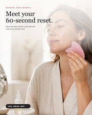 Magic Massage Stone – Pink Facial, Neck & Body Self-Massage Tool for Daily Relaxation