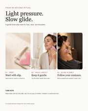 Magic Massage Stone – Pink Facial, Neck & Body Self-Massage Tool for Daily Relaxation