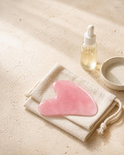 Magic Massage Stone – Pink Facial, Neck & Body Self-Massage Tool for Daily Relaxation