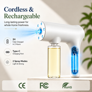 New Nano Blue Light Deodorizer Spray | Refillable Pet & Home Odor Eliminator