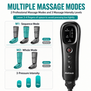 New Air Compression Leg Massager | 3 Levels for Circulation and Relaxation