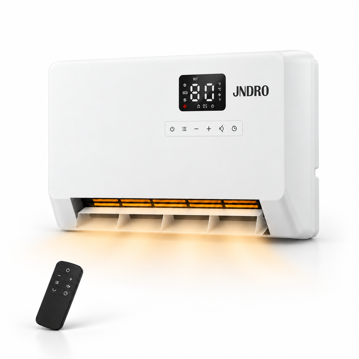 New Generation Smart Wall Heater |  1500W Fast Heating with Thermostat and Remote Control 