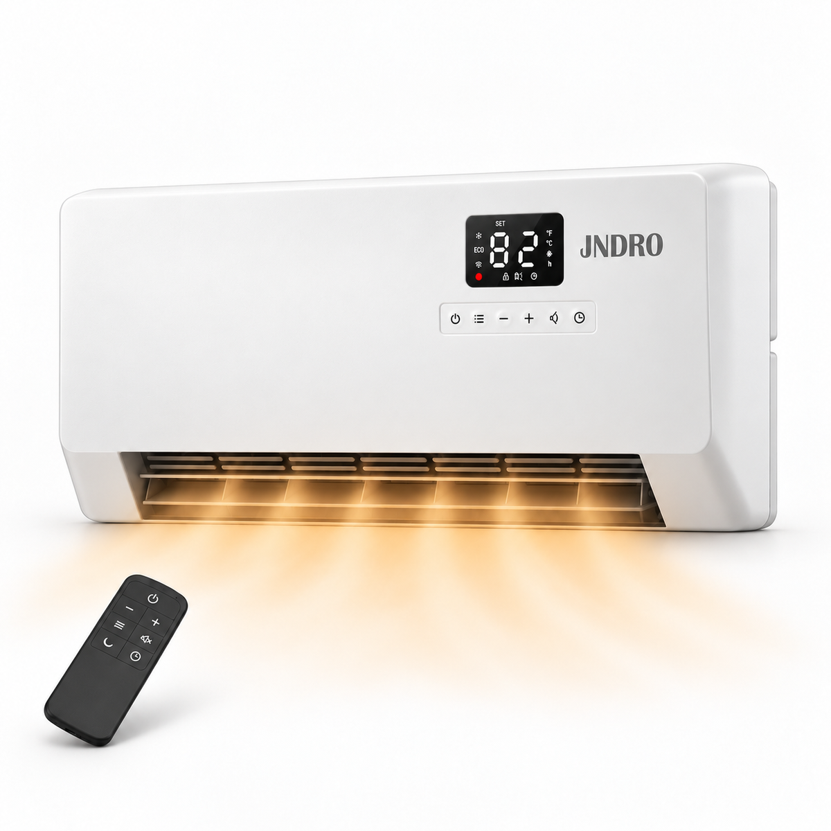 New Generation Smart Wall Heater |  1500W Fast Heating with Thermostat and Remote Control 