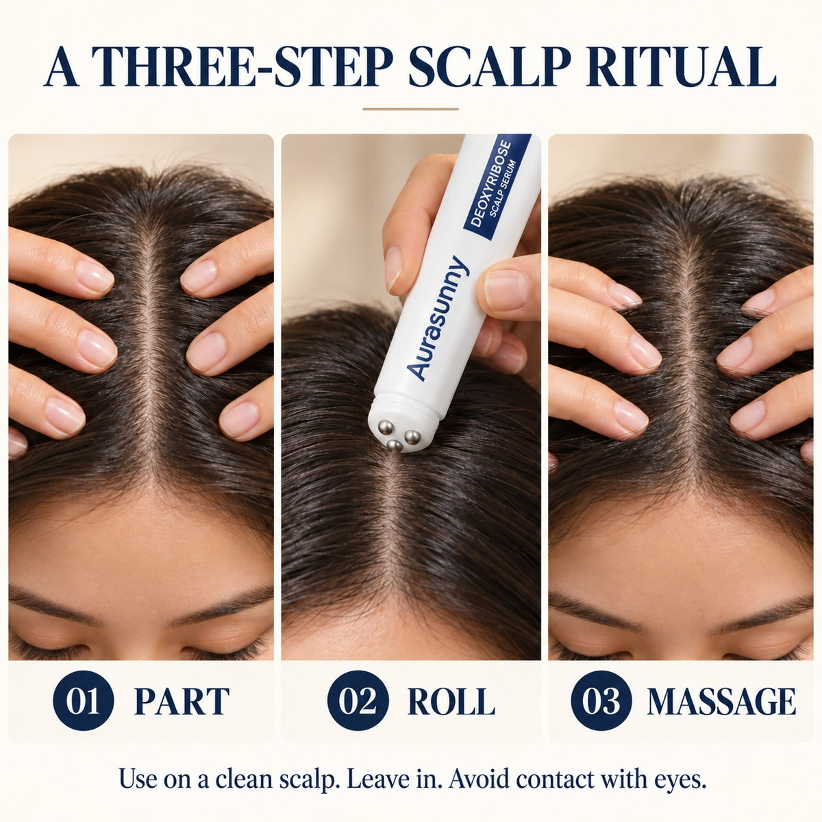 Deoxyribose Scalp Serum | For Fuller-Looking Hair & Scalp Strengthening Roll-On Serum 20ML