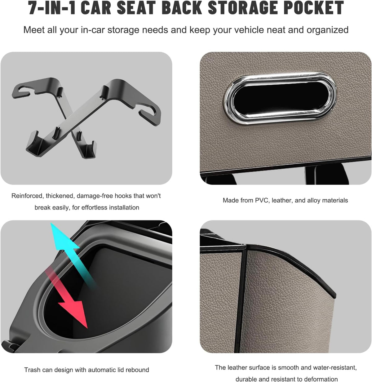 Car Backseat Organizer | Keep Drives Tidier and Essentials Within Reach
