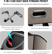 Car Backseat Organizer | Keep Drives Tidier and Essentials Within Reach