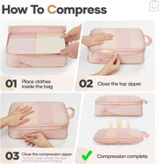 Compression Packing Cubes for Travel | Organized Packing for Every Trip