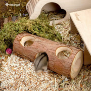 Wooden Hamster Tunnel | A Natural Hideout for Small Pets