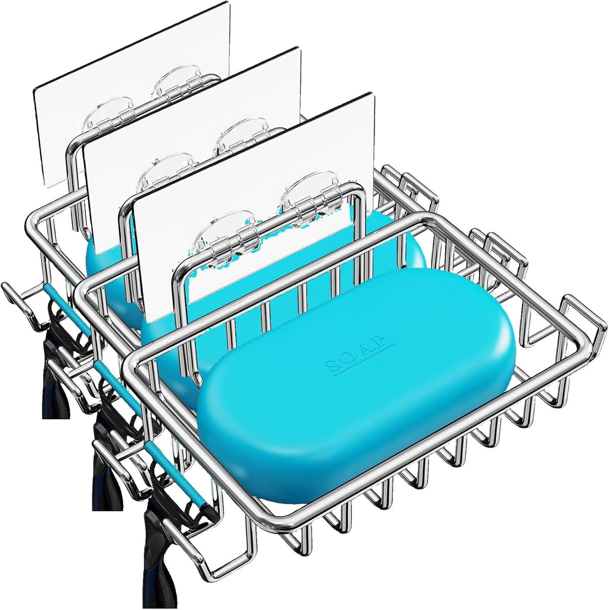 Adhesive Shower Soap Holder | Keep Your Bar Soap Within Reach