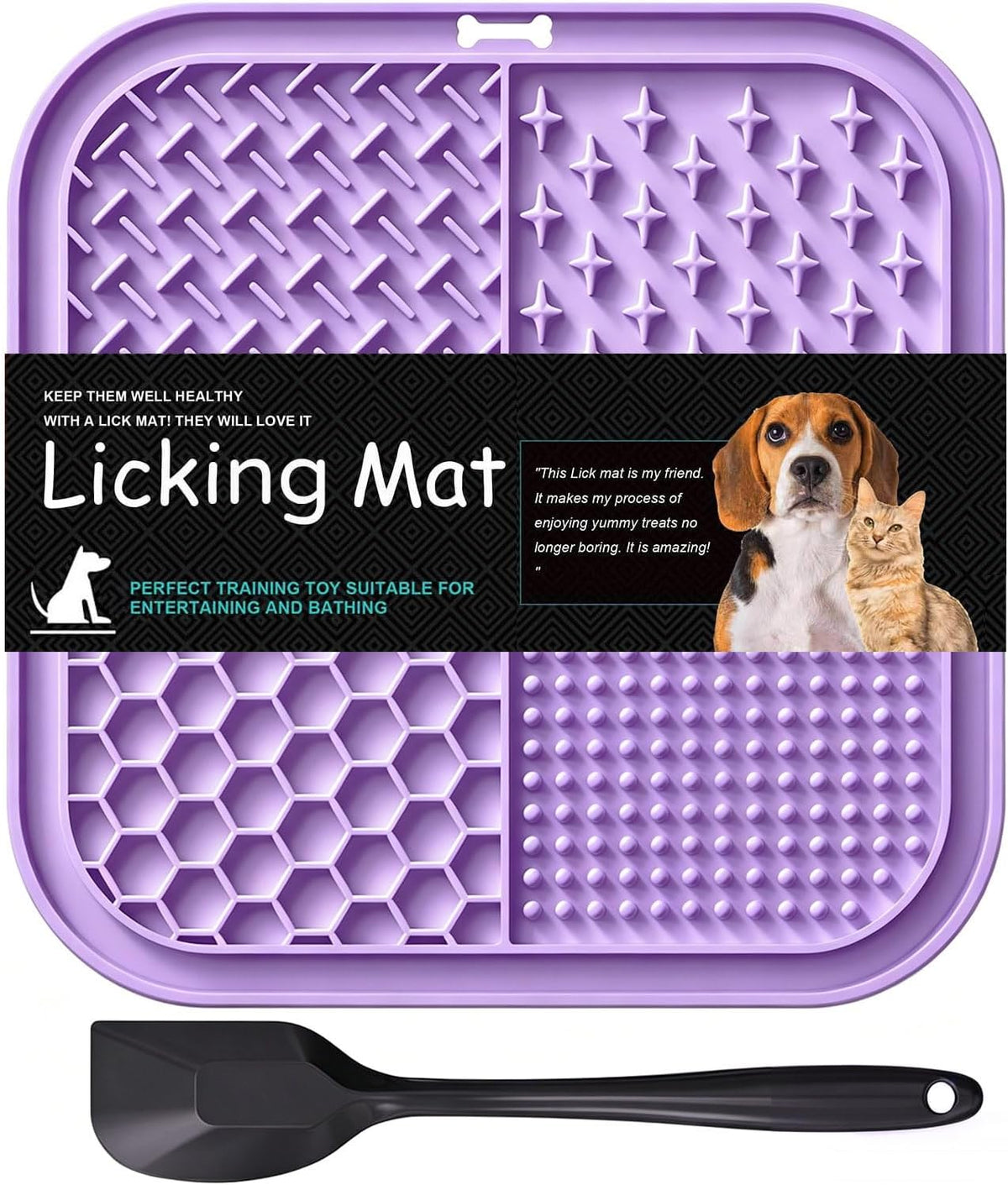 Suction Lick Mat for Dogs and Cats | Keep Them Busy During Grooming