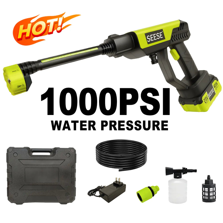 SEESE Cordless Portable Pressure Washer