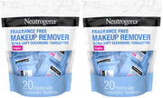 Makeup Remover Towelettes, Daily Single Face Towelettes, 20 Ct