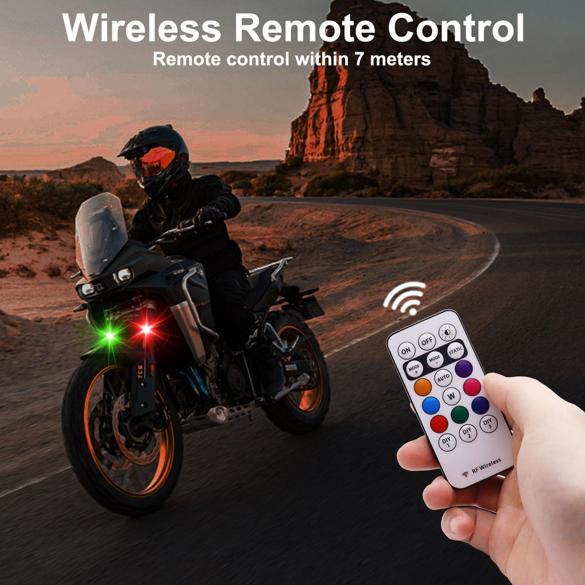 Wireless LED Strobe Light Set | Add Extra Visibility Where You Need It