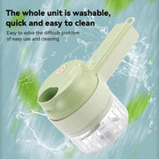 5-In-1 Wireless Electric Vegetable Chopper | Your Best Kitchen Multi-Function Food Processor 