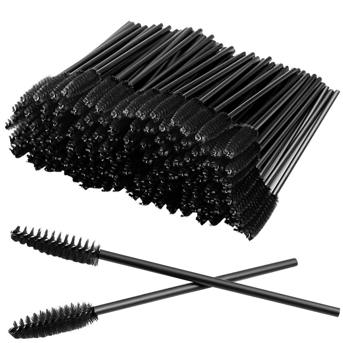 Eyelash Brushes for Eye Lashes and Makeup, 100 Pcs Disposable 